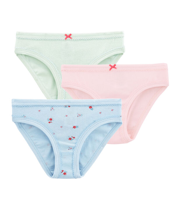 Trio de culottes petite fille multicouleur