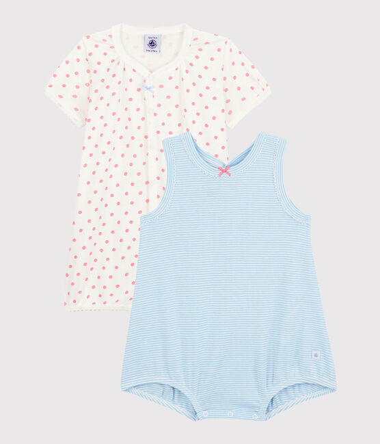 Lot de 2 combicourts en coton variante 1