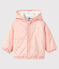 Blouson doublé polaire bébé mixte rose MINOIS/jaune OR