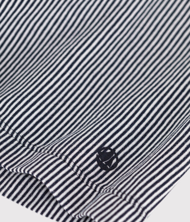 Kimono ray&eacute; femme bleu/blanc