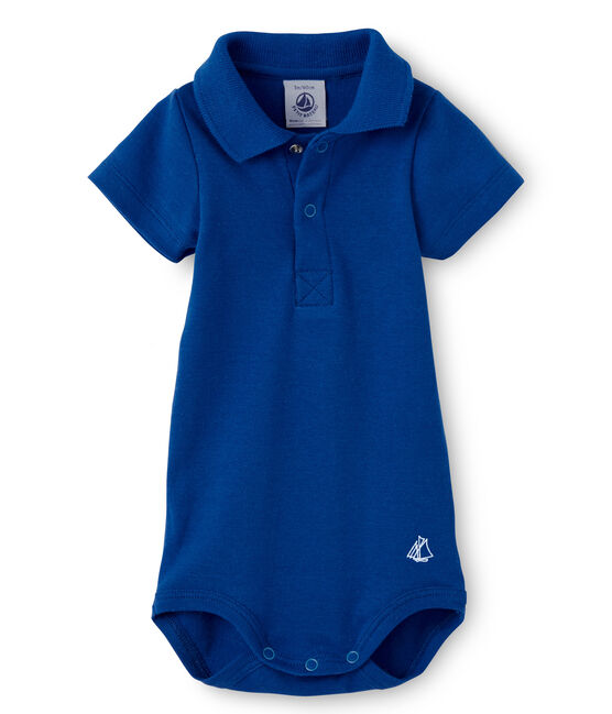 Body bébé garçon à col bleu PERSE
