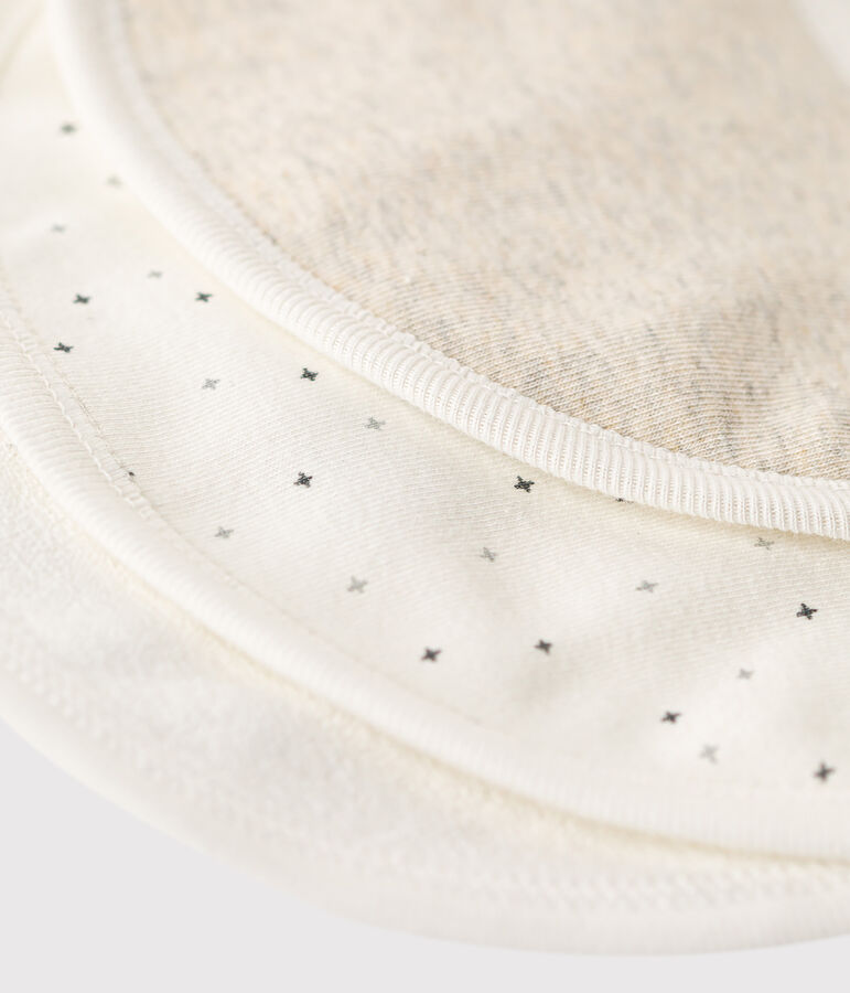 Lot de 3 bavoirs b&eacute;b&eacute; en coton biologique variante 1