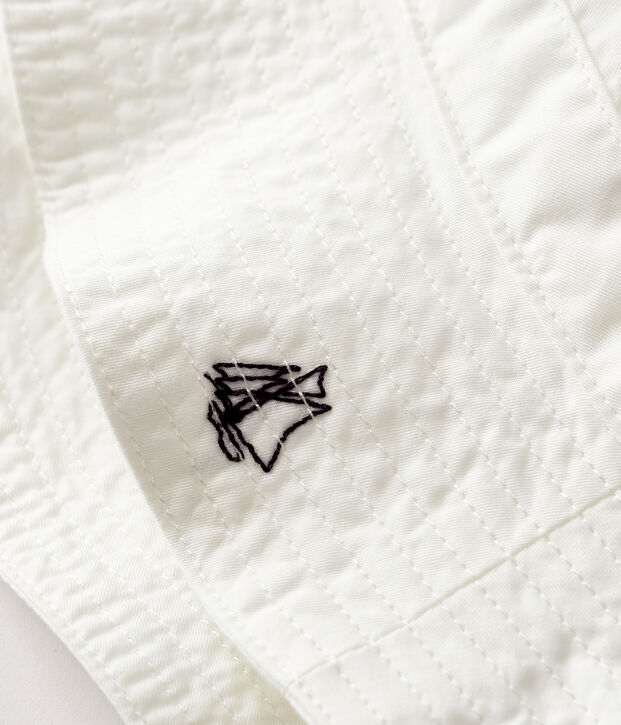 Bob en twill b&eacute;b&eacute; blanc