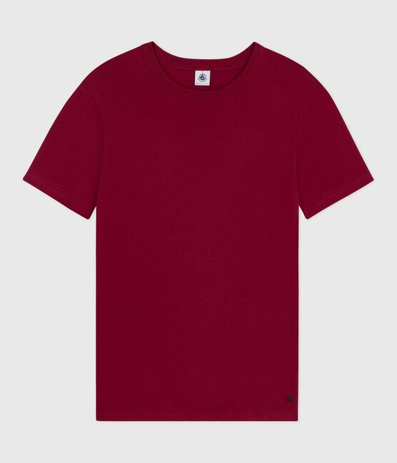 Tee-shirt femme l'iconique en coton manches courtes AMARANTE