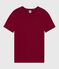 Tee-shirt femme l'iconique en coton manches courtes AMARANTE