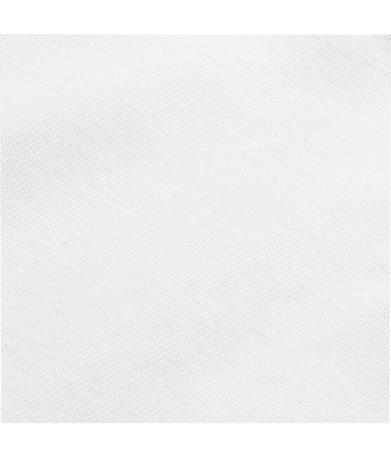 Body US bébé manches courtes en coton uni blanc Ecume