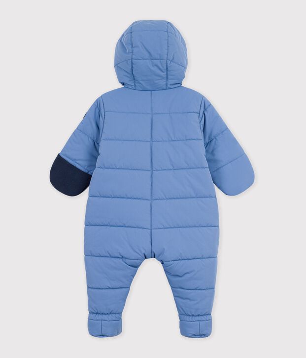 Combipilote b&eacute;b&eacute; en polyester uni bleu