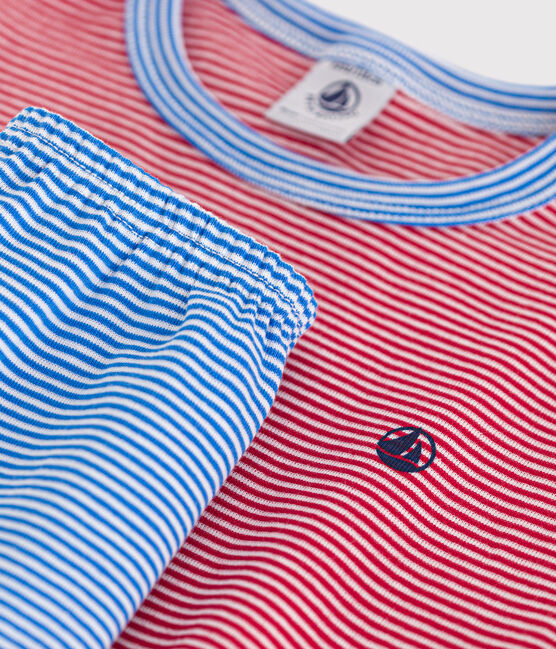 Pyjama short rayé en coton enfant CORRIDA/ MULTICO