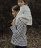 Marinière Femme Petit Bateau x Deyrolle blanc MARSHMALLOW/bleu SMOKING