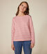 Marinière boutonnée en coton Femme