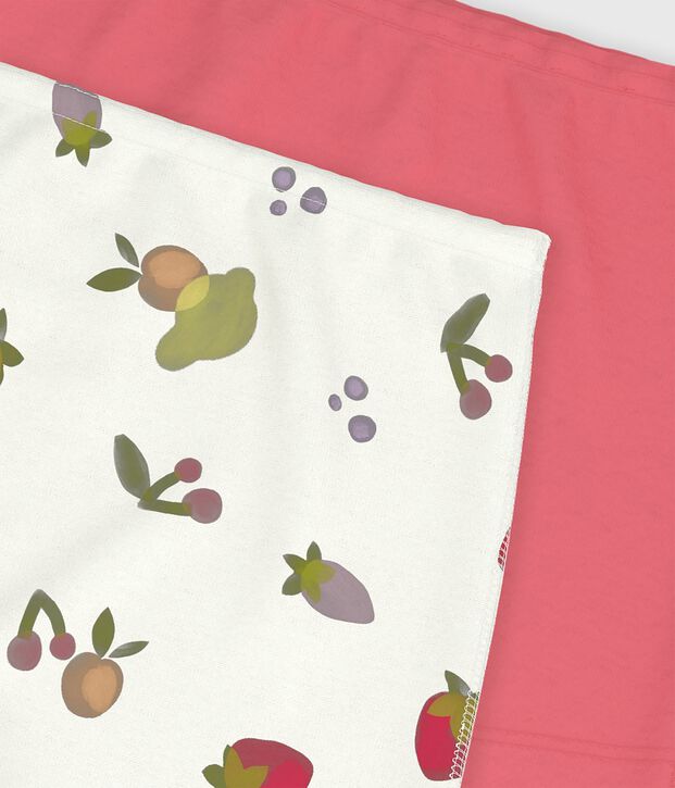 Lot de shorties enfant en coton long imprim&eacute; fruits multicouleur