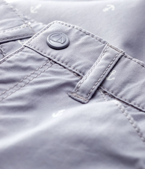 Pantalon en twill en brodé bébé garçon gris CONCRETE