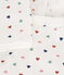 Body croisés manches longues en coton bébé blanc MARSHMALLOW/blanc MULTICO