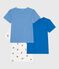 Lot de tee-shirts enfant en coton manches courtes imprimé variante 1