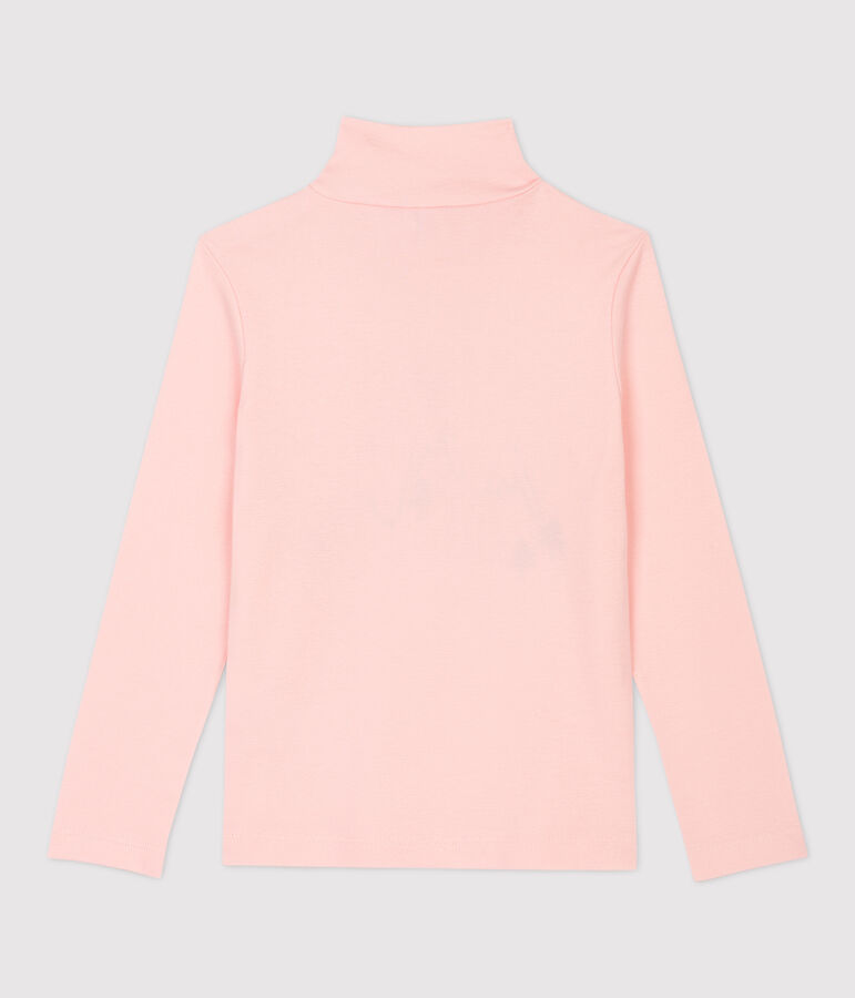 Sous-pull en coton enfant fille rose MINOIS