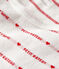 Robe à bretelles Femme blanc MARSHMALLOW/rouge TERKUIT