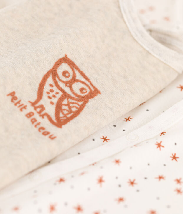 Lot de 2 dors bien etoile b&eacute;b&eacute; en coton multicouleur