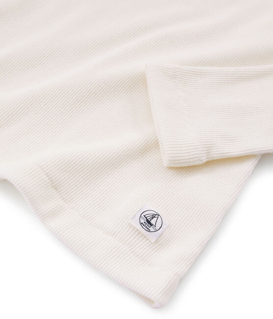 Tee shirt chaud femme blanc MARSHMALLOW