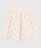 Jupe imprimée en tubique enfant fille beige AVALANCHE/ ARGENT