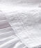Robe cérémonie sans manches en popeline bébé fille blanc ECUME