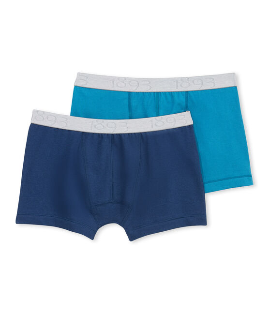 Lot de 2 boxers garçon en jersey stretch lot .