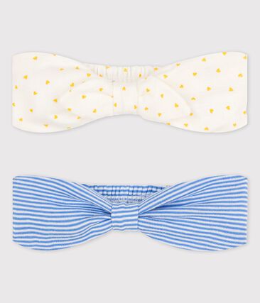 PETIT BATEAU - Lot de 2 bandeaux bébé