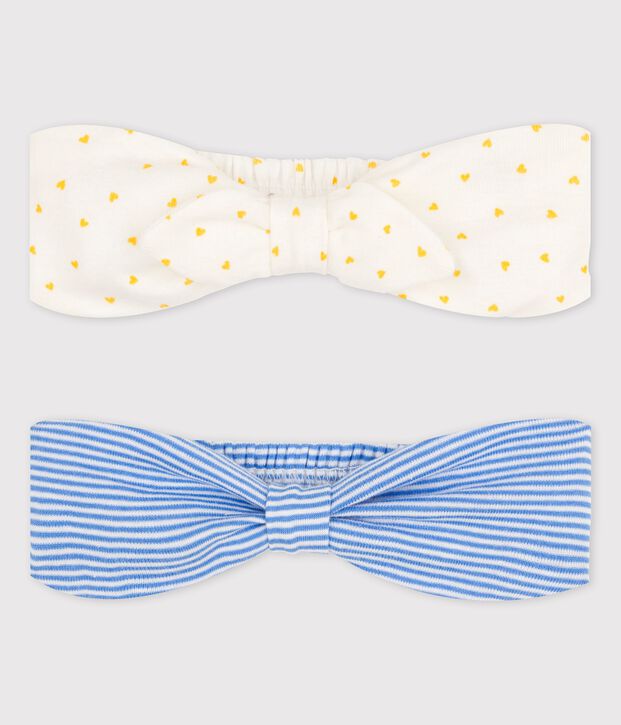 Lot de 2 bandeaux b&eacute;b&eacute; multicouleur
