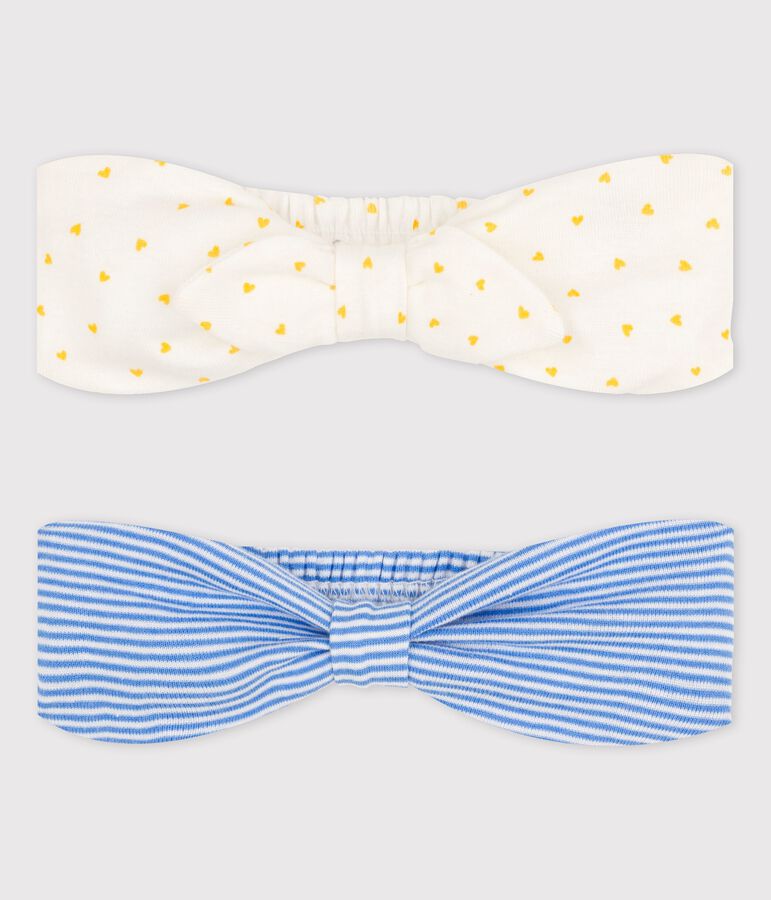 Lot de 2 bandeaux b&eacute;b&eacute; multicouleur
