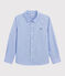 Chemise à rayures enfant garçon bleu BLEU/blanc BLANC