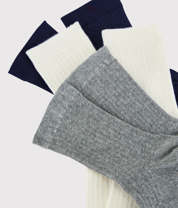 Lot de 3 paires de chaussettes gar&ccedil;on multicouleur