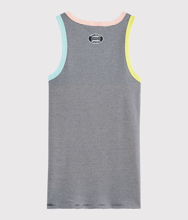 Debardeur iconique femme bleu/blanc