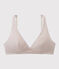 Soutien-gorge en coton stretch Femme rose FLEUR