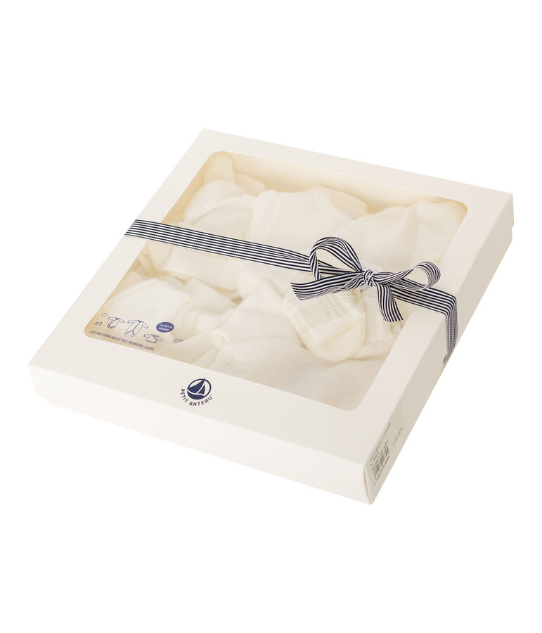 Coffret cadeau naissance en bouclette &eacute;ponge gratt&eacute;e extra chaude multicouleur