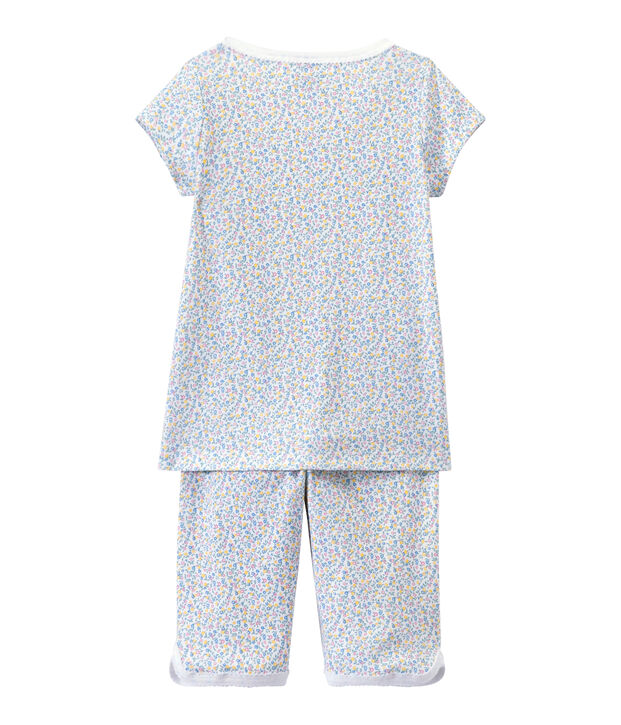Pyjacourt fille imprim&eacute; blanc/multicouleur