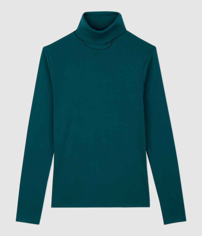 Sous-pull iconique en coton Femme vert PINEDE