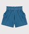 Short en denim bio enfant fille bleu DENIM CLAIR CN