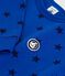 Tee-shirt enfant manches longues en coton imprimé bleu OLYMPIC+SOIR