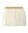 Jupe fille en tulle étoilé beige COQUILLE/jaune DORE