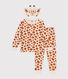 Pyjama déguisement girafe en coton enfant