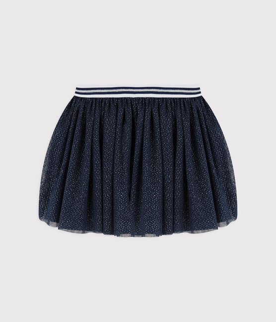 Jupe en tulle enfant fille bleu SMOKING/ ARGENT