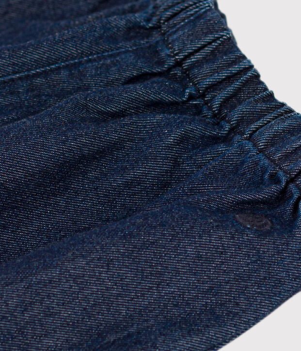 Pantalon en denim l&eacute;ger bio b&eacute;b&eacute; bleu