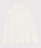 Sous pull sérigraphié enfant fille blanc MARSHMALLOW