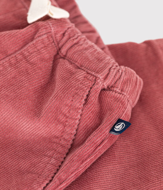 Pantalon en velours bébé rose ROSEWOOD