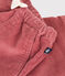 Pantalon en velours bébé rose ROSEWOOD