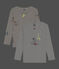 Lot de 2 tee shirts manches longues petite fille/petit garçon en coton variante 1