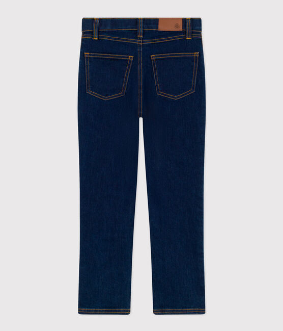 Pantalon slim en denim enfant fille bleu DENIM BRUT