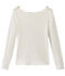 T-shirt femme en lin blanc LAIT