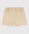 Short b&eacute;b&eacute; en coton uni beige SANDER