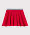 Jupe en maille enfant fille rouge TERKUIT
