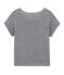 T-shirt fluide femme en lin rayé milleraies bleu SMOKING/blanc LAIT